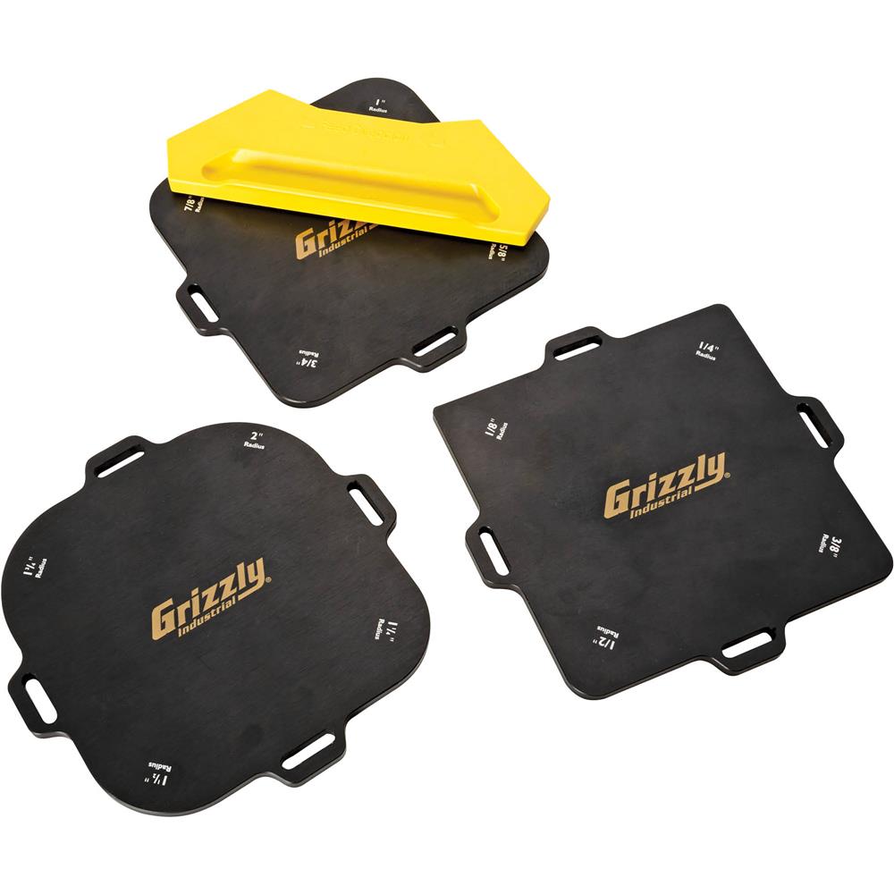 Grizzly T32712 - Radius Guide Set - 4 Pc. - Grizzly Industrial, Inc.