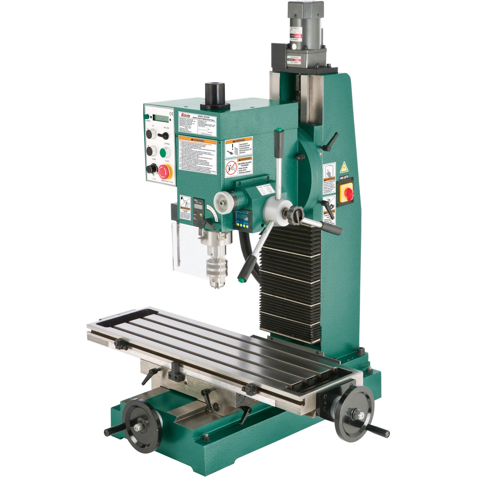 Heavy-Duty Bench Top Milling Machine - Grizzly Industrial