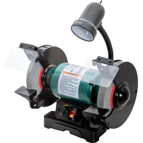 8" Variable-Speed Grinder with Light