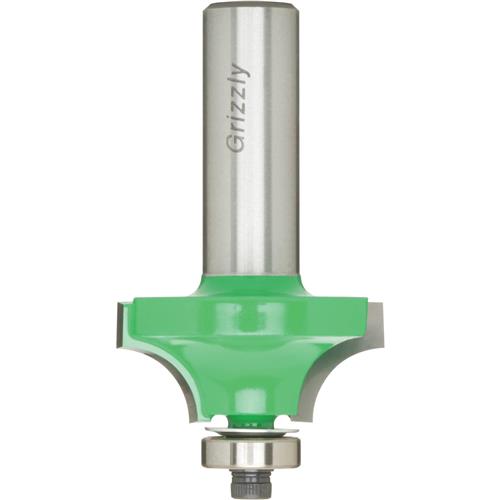 Image for Grizzly C1168 - 3/8"r Beading Bit w/ Guide Bearing, 1/2" Shank
