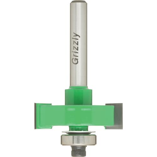 Image for Grizzly C1762 - 3/8" Anti-Kickback Rabbeting Bit, 1/4" Shank