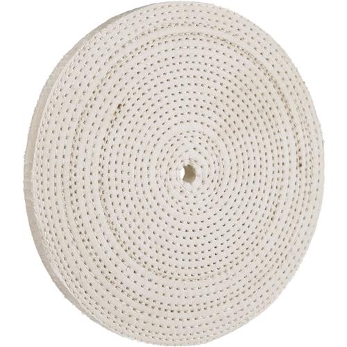 Image for Woodstock D2508 - 8" x 60 Ply x 1/2" Spiral Sewn Buff Wheel, 4,000 RPM