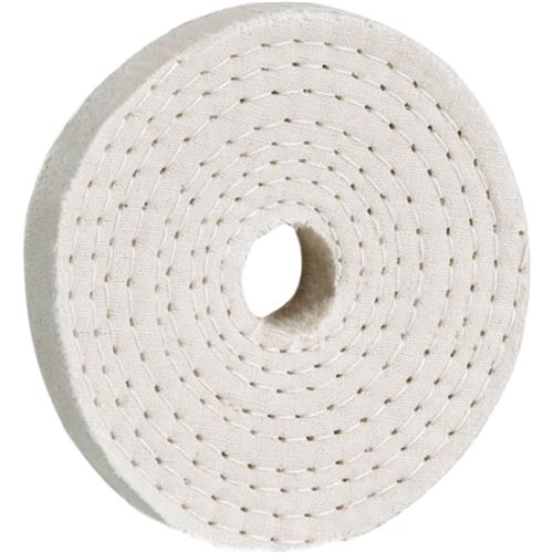 Image for Woodstock D3175 - 3" x 40 Ply x 5/8" Spiral Sewn Buff Wheel, 5,000 RPM