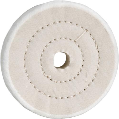 Image for Woodstock D3187 - 4" x 40 Ply x 5/8" Soft Muslin Buffing Wheel, 5,000 RPM