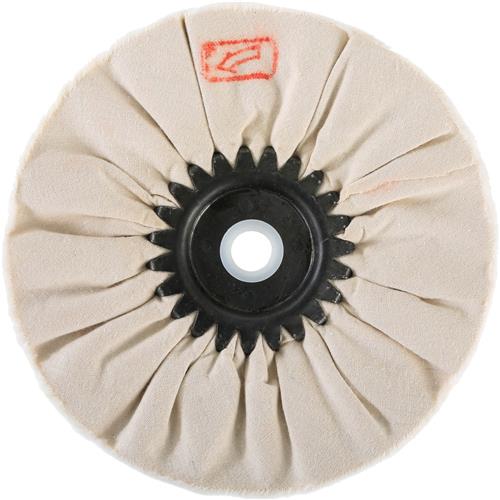 Image for Woodstock D3194 - 6" x 12 Ply x 5/8" Airway Soft Buff Wheel, 3500 RPM