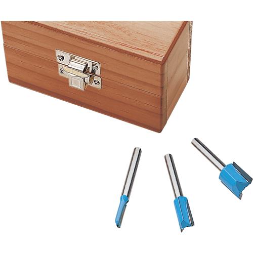 Image for Roman Carbide DC1702 - 3 Pc. Plywood Bit Set, 1/4" Shank