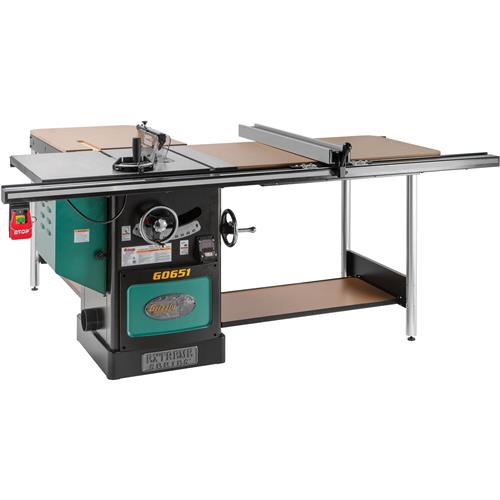Image for Grizzly G0651 - 10" 3 HP 220V Heavy Duty Cabinet Table Saw