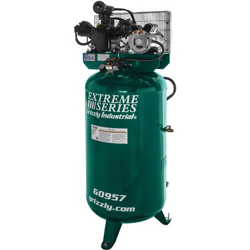 Image for Grizzly G0957 - 80-Gallon 5 HP Extreme Series Air Compressor