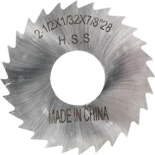 Image for Grizzly G9469 - HSS Slitting Saws - 2-1/2" x 1/32" x 7/8" 28T