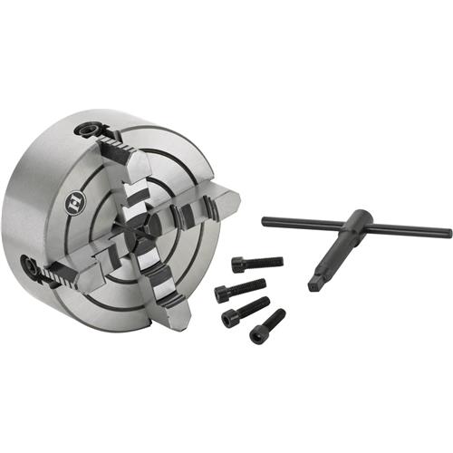 Image for Grizzly G9865 - 6" 4-Jaw Plain Back Independent Chuck