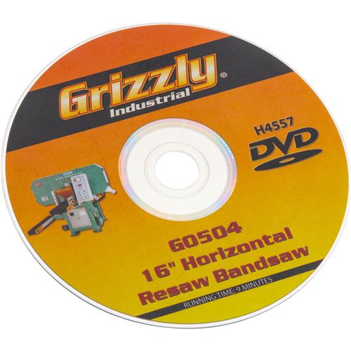 Image for Grizzly H4557 - Grizzly DVD instructional Videos for G0504