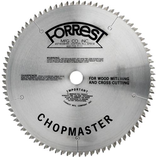 Image for Forrest H4751 - 12" x 1" 80t ATB Cut-Off Saw Blade