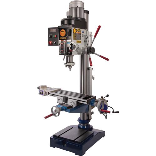 Image for South Bend SB1116 - 21" Variable-Speed Gearhead Drill Press With Cross-Slide Table
