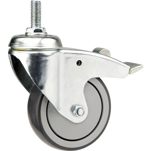 Image for Grizzly T21632 - 4" Post Mount Swivel Caster with Brake