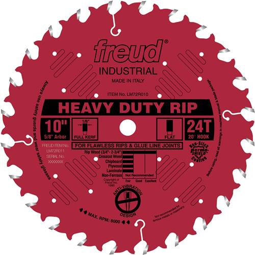 Image for Freud T24409 - 10" x 5/8" 24t FTG Ripping Saw Blade