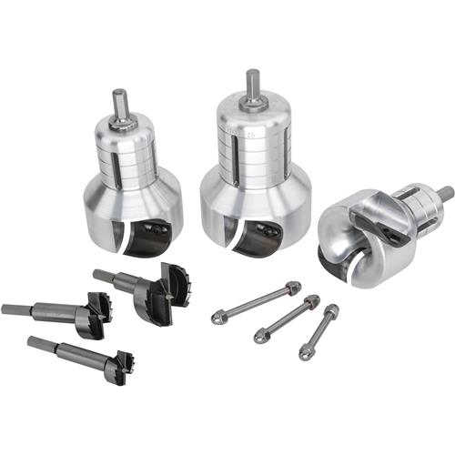 Image for Lumberjack Tools T24603 - 1", 1-1/2" and 2" Pro Series Master Kit Tenon Cutter