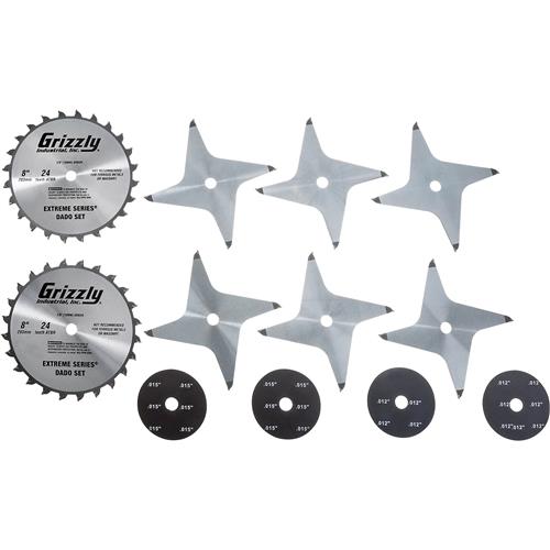 Image for Grizzly T26696 - Grizzly Extreme Series 8" Dado Set