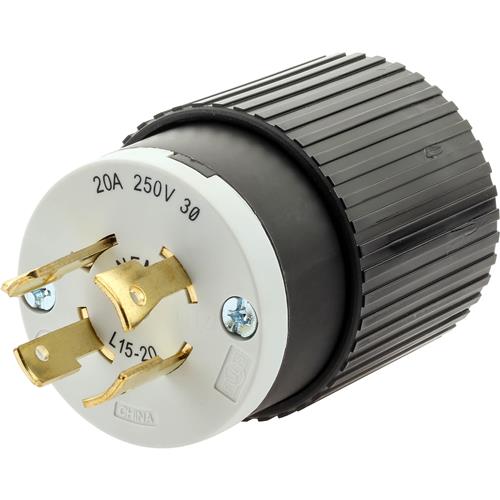 Image for Hubbell T28420 - 20 Amp 250V NEMA L15-20 3-Phase Twist Lock Plug