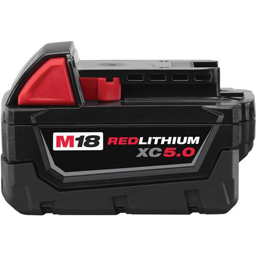 Image for Milwaukee T28595 - M18 Red Lithium 5.0 Ah XC Battery Pack