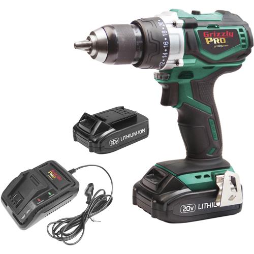 Image for 20V Hammer Drill Kit with 2 Li-Ion Batteries & Charger