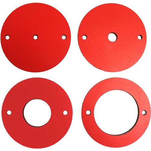 Image for SawStop T30468 - Phenolic Insert Ring Set for Router Lift, 4 Pc.