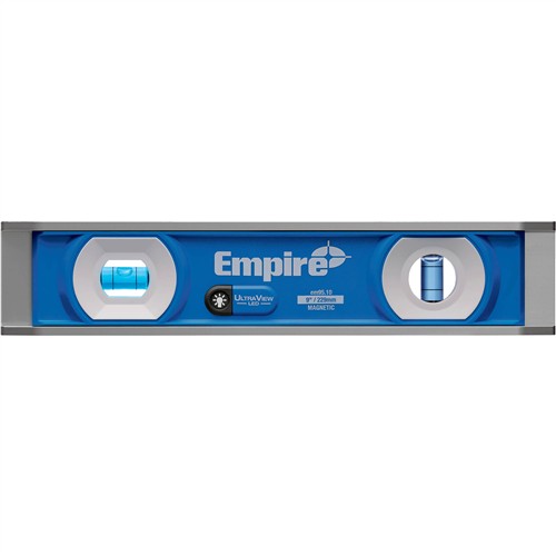 Image for Empire T31116 - 9" TRUE BLUE ULTRAVIEW LED Magnetic Torpedo Level