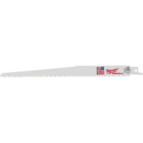 Image for Milwaukee T31127 - SAWZALL 9" 6 TPI Clean Wood Cutting Blade, 5 pk.