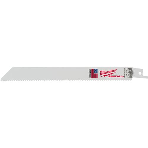 Image for Milwaukee T31196 - SAWZALL 8" 8/12TPI Multi-Material Blade Thin Kerf - 5Pk