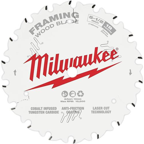 Image for Milwaukee T31316 - 5-1/2" 18T Framing Circular Saw Blade
