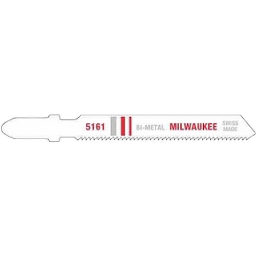 Image for Milwaukee T31374 - 3" 14 TPI T-Shank Bi-Metal Cutting Jigsaw Blade, 5 pk.