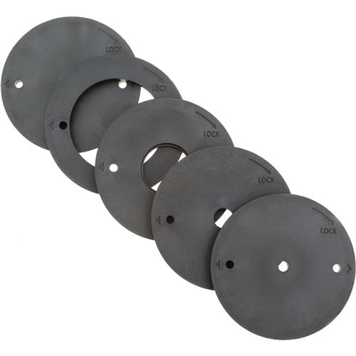 Image for Grizzly T31640 - Router Table Insert Ring Set - 5 Pcs.