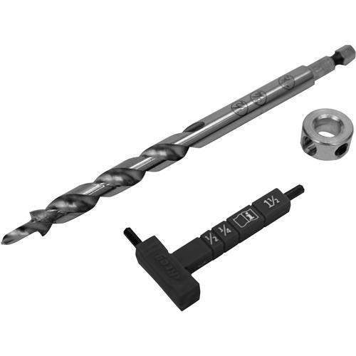 Image for Kreg T31699 - Easy-Set Drill Bit with Stop Collar & Gauge/Hex Wrench