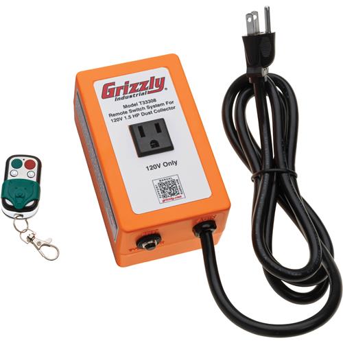 Image for Grizzly T33308 - 120V Dust Collection Remote