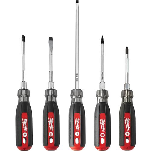 Image for Milwaukee T33400 - Cushion Grip Screwdriver - 5 pc.