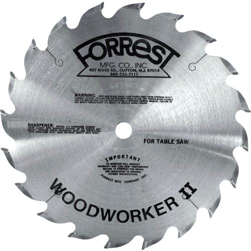 Image for Forrest T33591 - 10" 20T Thin Kerf Woodworker II Circular Saw Blade