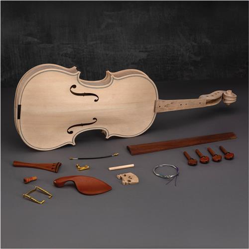 Grizzly T33957 - Solid Fiddleback Maple with Spruce Front Violin