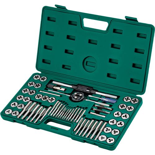 Image for Grizzly T34079 - 60-Pc. SAE/Metric Tap & Die Set