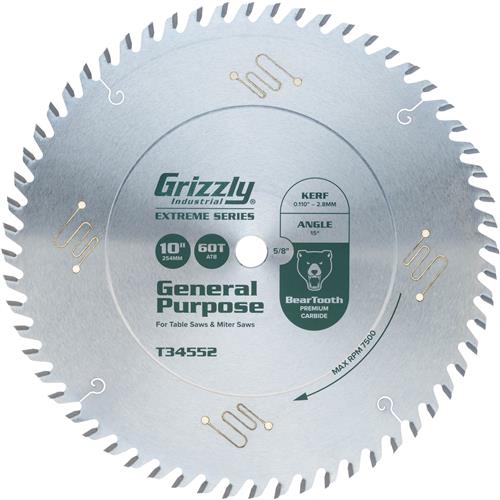 Image for 10" x 5/8" 60T ATB Extreme Series Combination Saw Blade